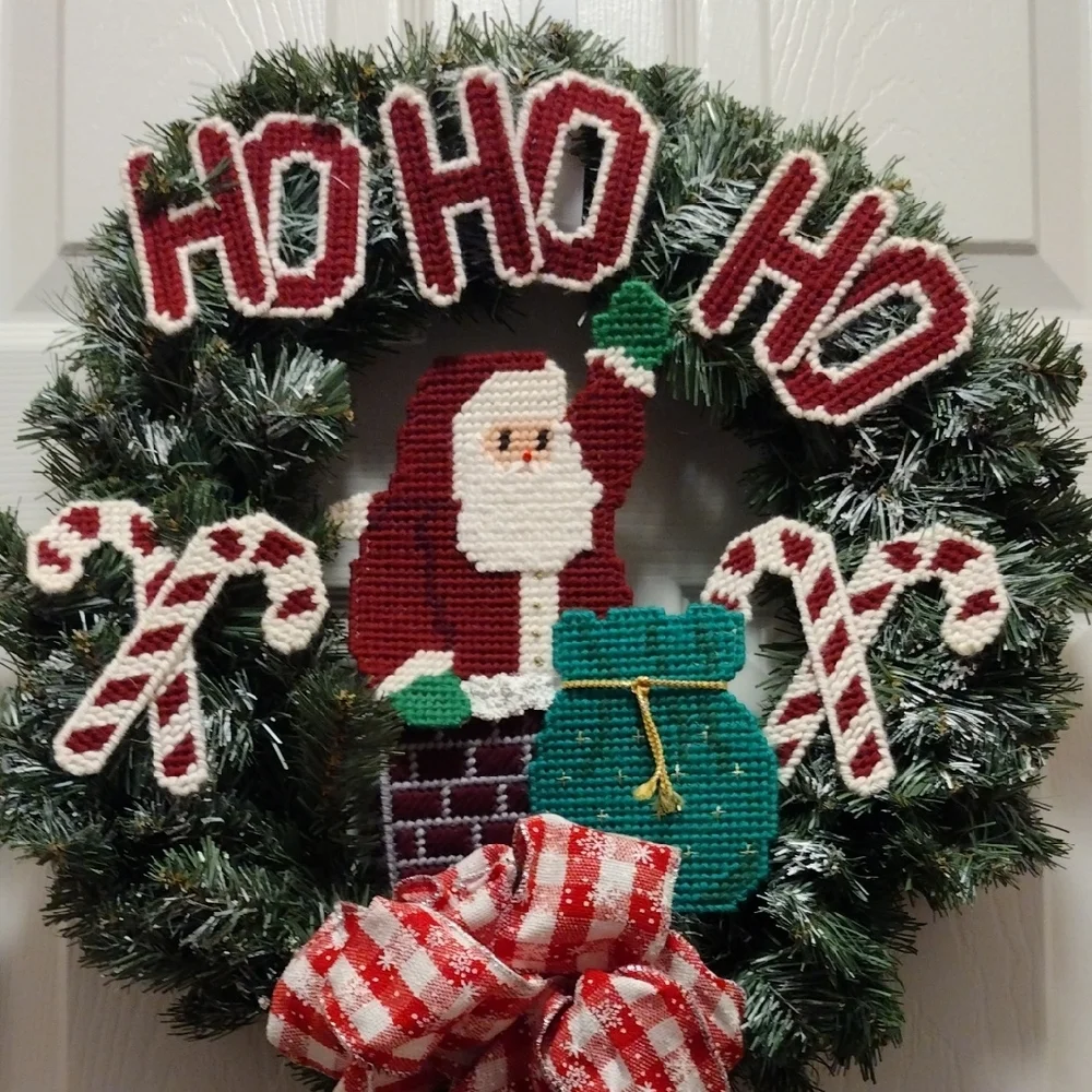 Vintage Handmade Christmas Wreath